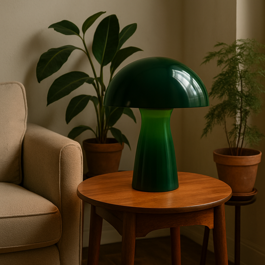 🍃 Lampe Champignon Verte : Un Vent de Fraîcheur et d’Élégance Naturelle
