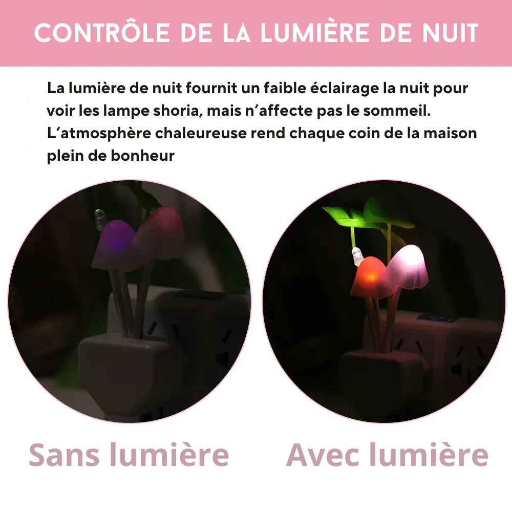 Lampe champignon shoria