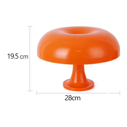 Lampe champignon orange