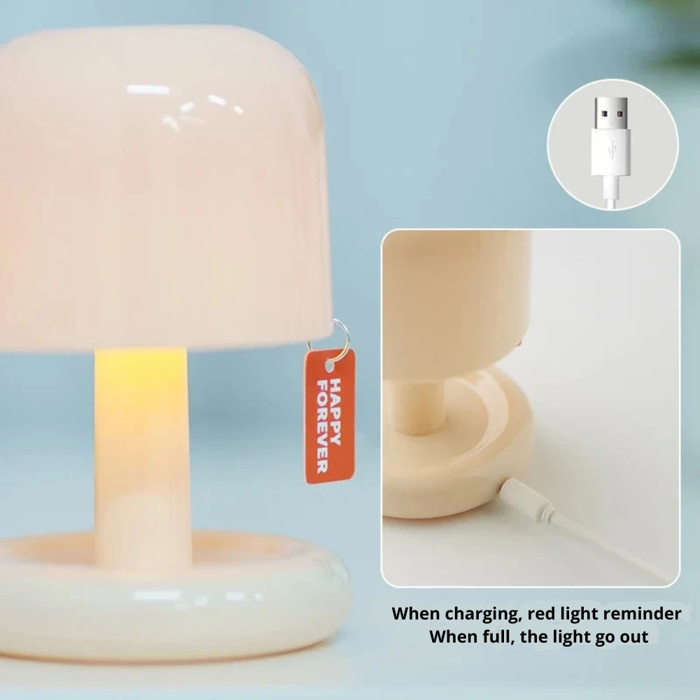 Mini lampe champignon nordique