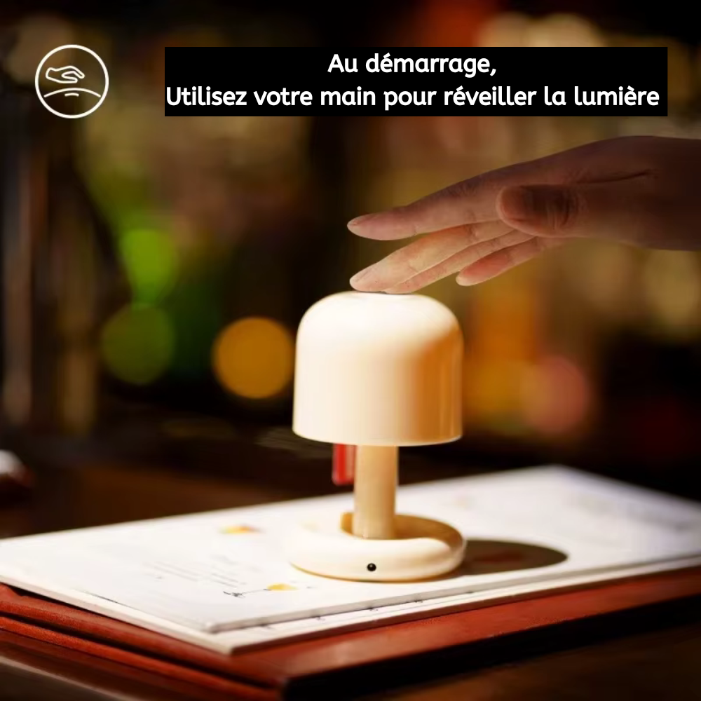 Mini lampe champignon nordique