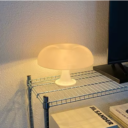 Lampe champignon blanche