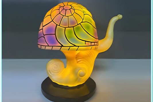 Lampe Champignon coquille d'escargot