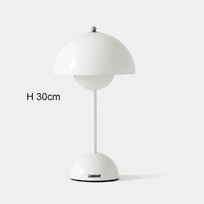 Lampe champignon blanc bourgeon