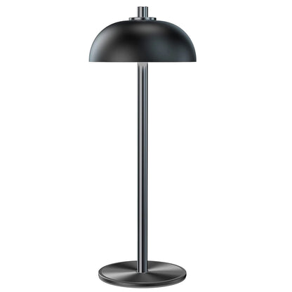 Lampe champignon noir de table