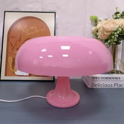 Led Mushroom Nordic Table Lamps Classic Decoration for Hotel Bedside Bedroom Living Room Stepless Dimming Minimalist Desk Lights
