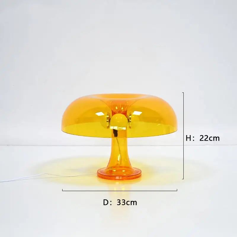 Led Mushroom Nordic Table Lamps Classic Decoration for Hotel Bedside Bedroom Living Room Stepless Dimming Minimalist Desk Lights