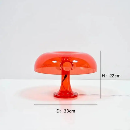Led Mushroom Nordic Table Lamps Classic Decoration for Hotel Bedside Bedroom Living Room Stepless Dimming Minimalist Desk Lights