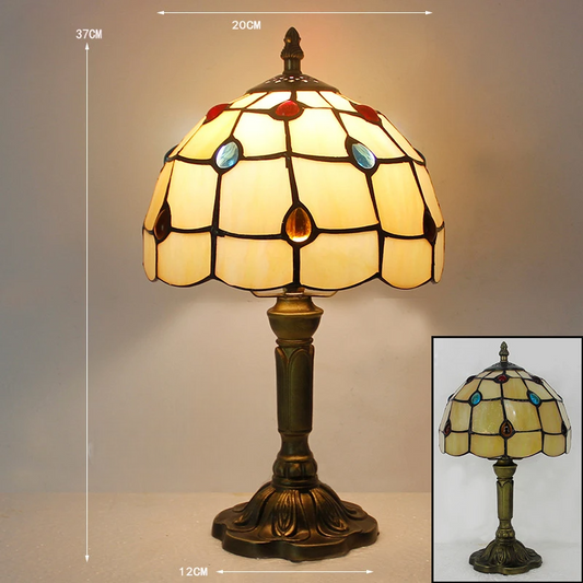 Lampe champignon beige vintage