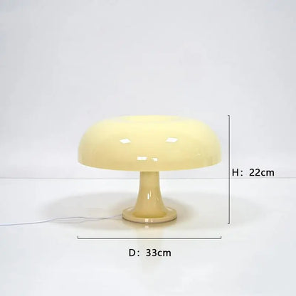 Led Mushroom Nordic Table Lamps Classic Decoration for Hotel Bedside Bedroom Living Room Stepless Dimming Minimalist Desk Lights