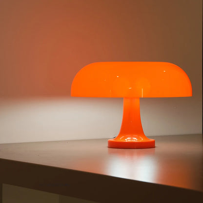 Lampe champignon orange