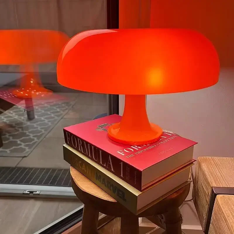 Led Mushroom Nordic Table Lamps Classic Decoration for Hotel Bedside Bedroom Living Room Stepless Dimming Minimalist Desk Lights