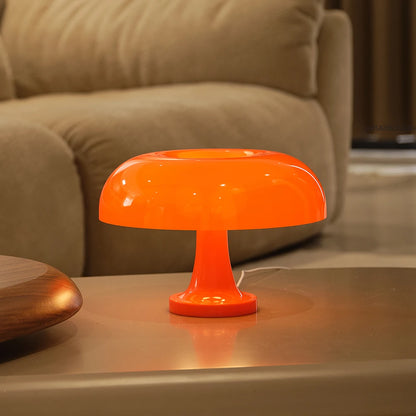 Lampe champignon orange