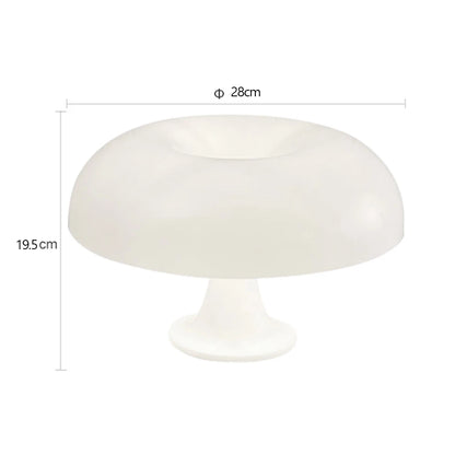 Lampe champignon blanche