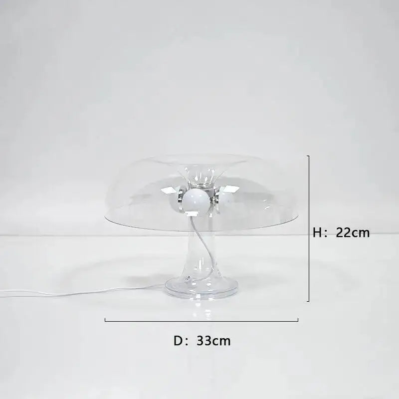 Led Mushroom Nordic Table Lamps Classic Decoration for Hotel Bedside Bedroom Living Room Stepless Dimming Minimalist Desk Lights