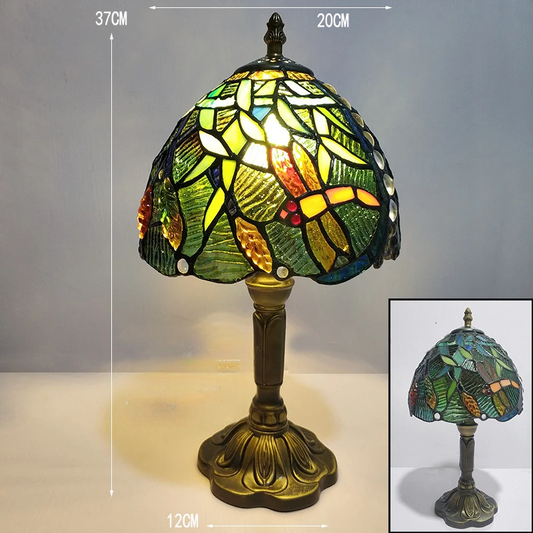 Lampe champignon vintage vert